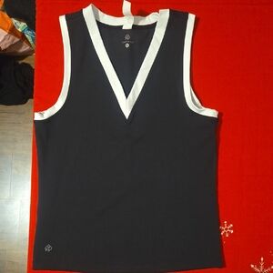 Birdie & Ace Black and White Sleeveless Top. Size Small. Like New!